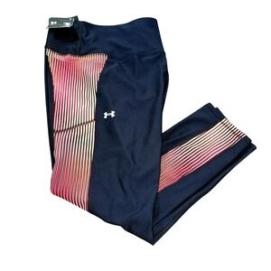 Under Armour WOMENS 1X NWT HeatGear Armour Panel Ankle Leggings Black 6M‎ Panel